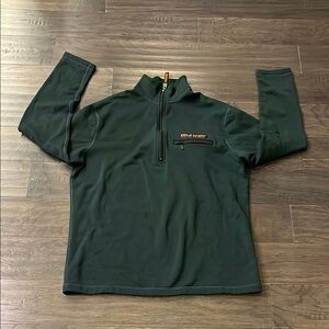 Polo Sport Ralph Lauren Vintage light weight 1/4 Zip Sweatshirt Made USA Mens XL